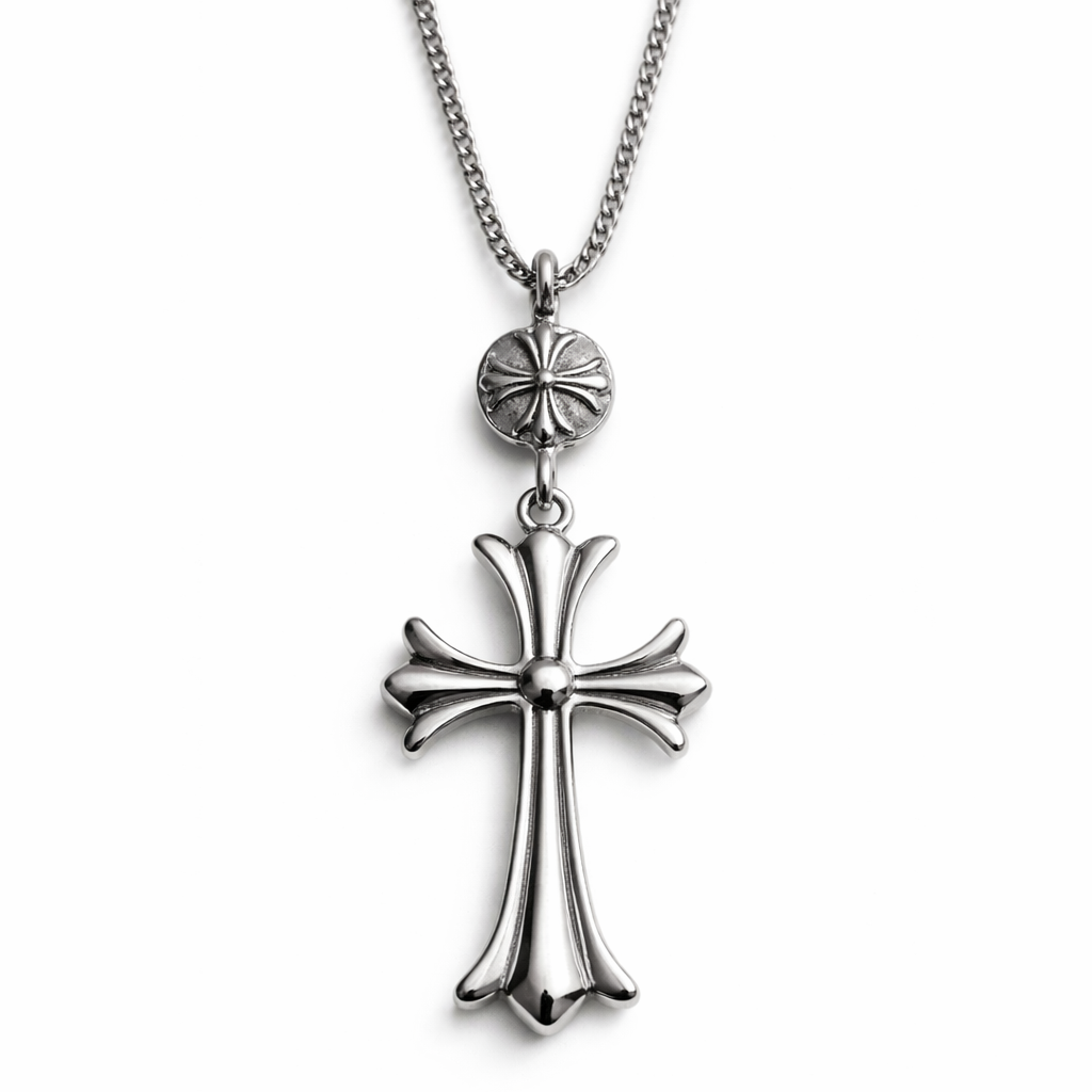 Chrome Hearts) Cross Chain Necklace (ZX-857) – ZeonX