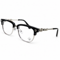 Chrome Hearts Cross Fleur-De-Lis Glasses - Black