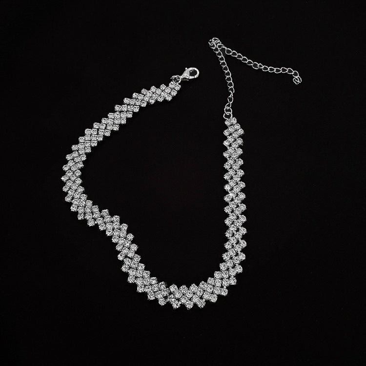 Eternal Diamond Weave Necklace(Code-ZX#27)
