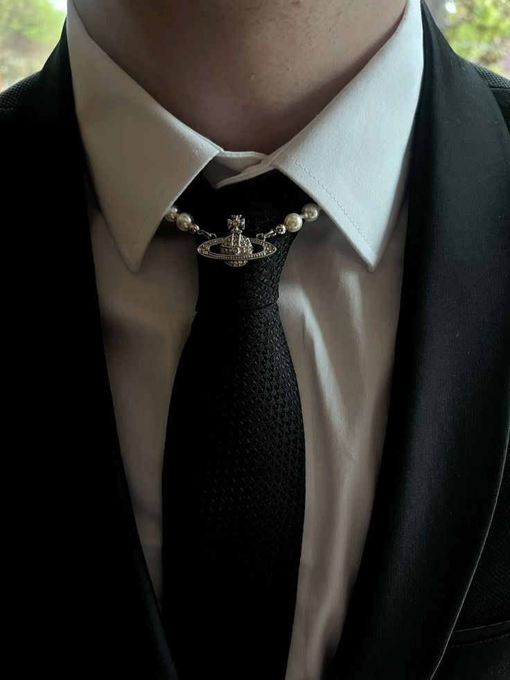 Luna Pearl Charm Necklace (ZX-868)