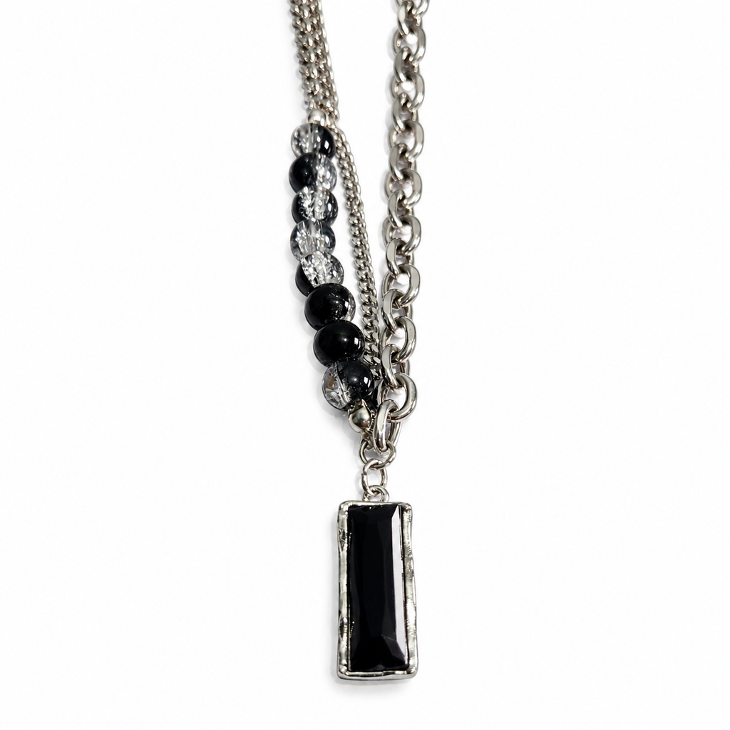 Noir Dual-Chain Necklace