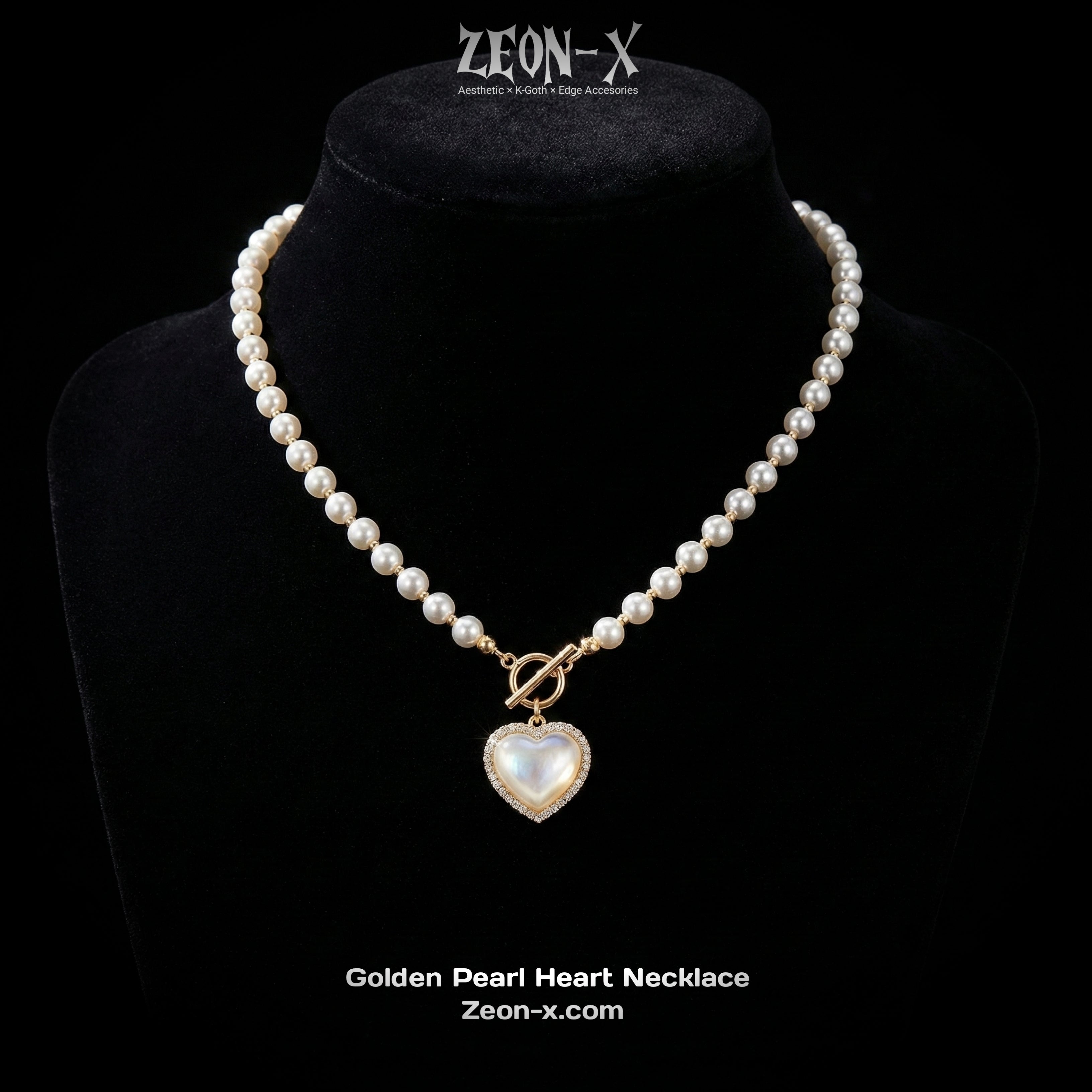 アクセサリー hears necklace ✦Necklace✦ 」. – ZeonX