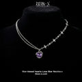 Star-kissed hearts Love Star Necklace (Code-ZX#09)