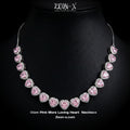 Glam Pink Heart Choker (Code-ZX#14)