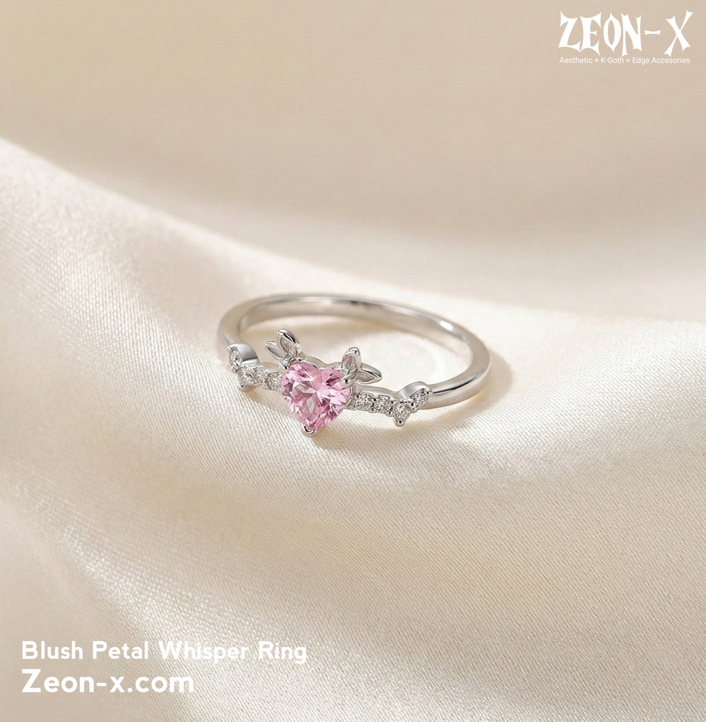 Blush Petal Whisper Ring (Code-ZX#799)