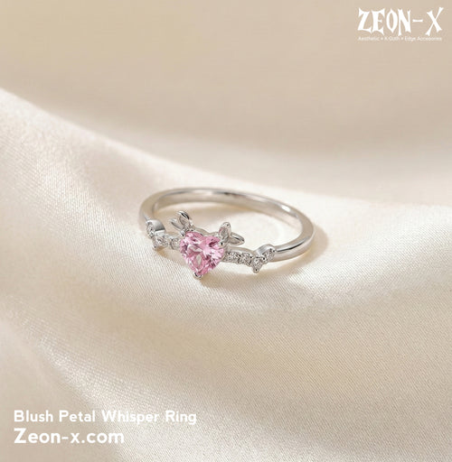 Blush Petal Whisper Ring (Code-ZX#799)