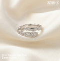 Silver Cascade Edge Ring (Code-ZX#802)