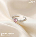 Rose Heart Spark Ring (Code-ZX#827)