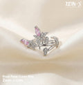 Blush Petal Crown Ring (Code-ZX#828)