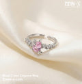 Blush Crown Elegance Ring (Code-ZX#830)