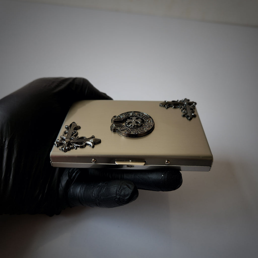 Chrome Heart (Card Holder Silver) (ZX-923)