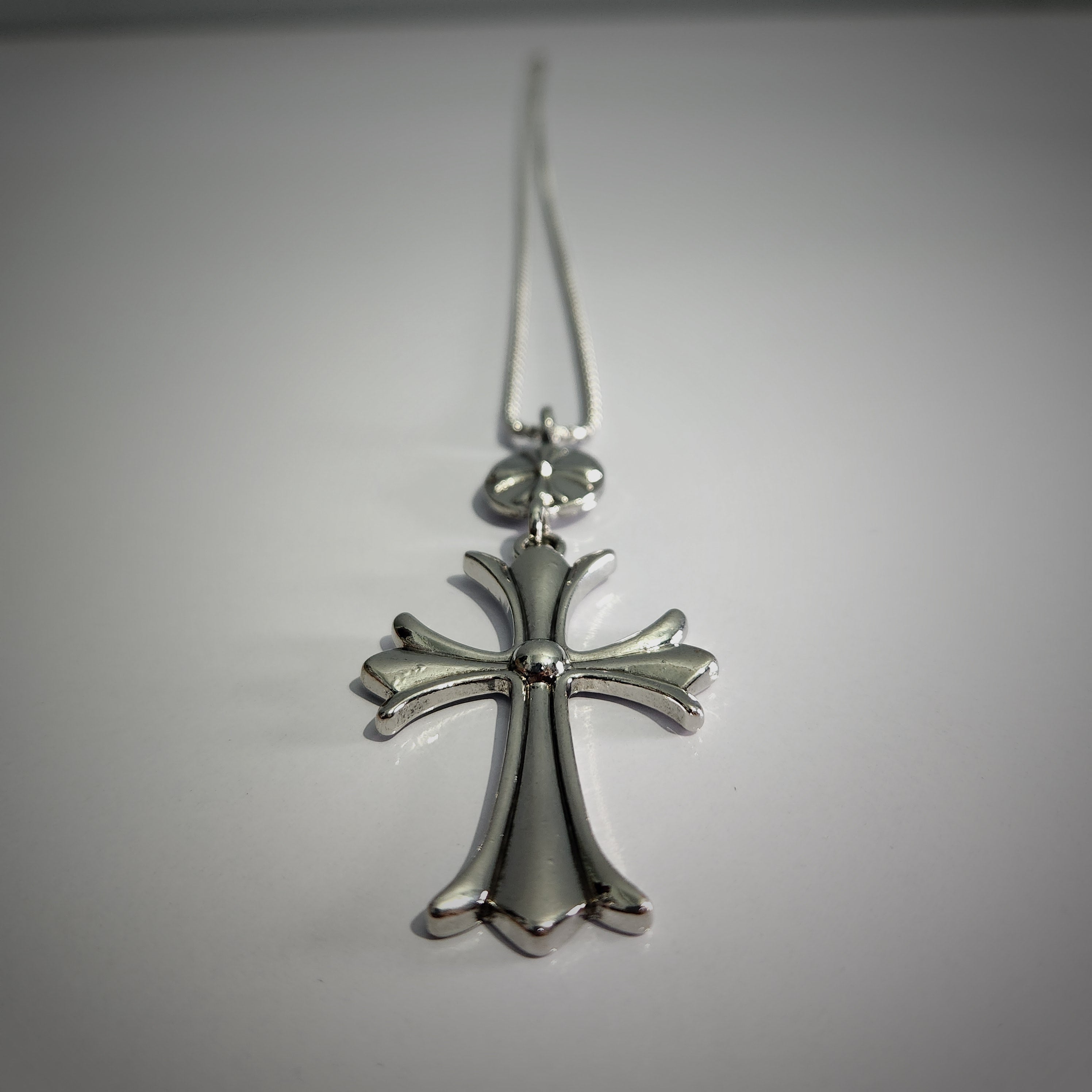 (Chrome Hearts) Cross Chain Necklace (ZX-857)