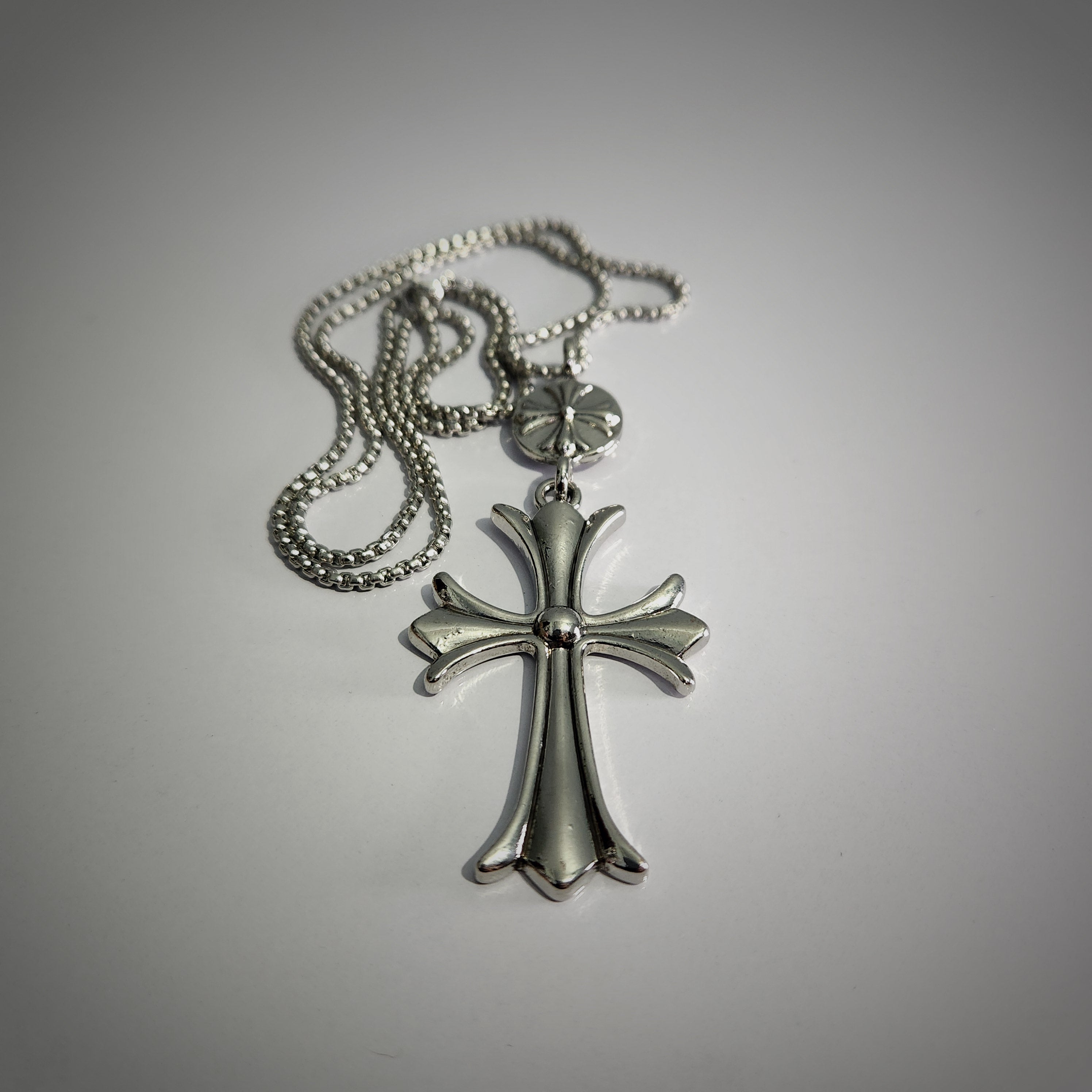 (Chrome Hearts) Cross Chain Necklace (ZX-857)