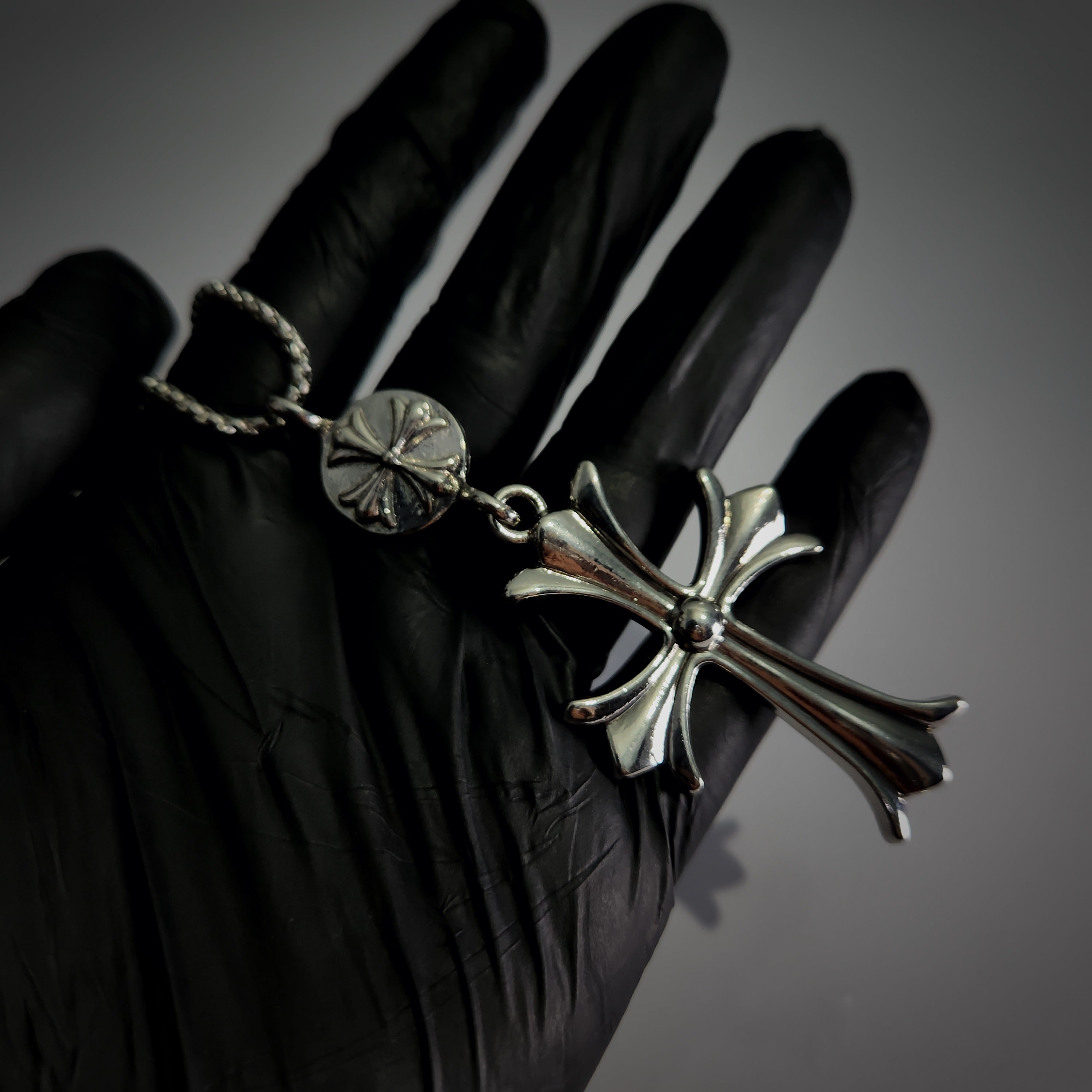 Chrome Hearts) Cross Chain Necklace (ZX-857) – ZeonX