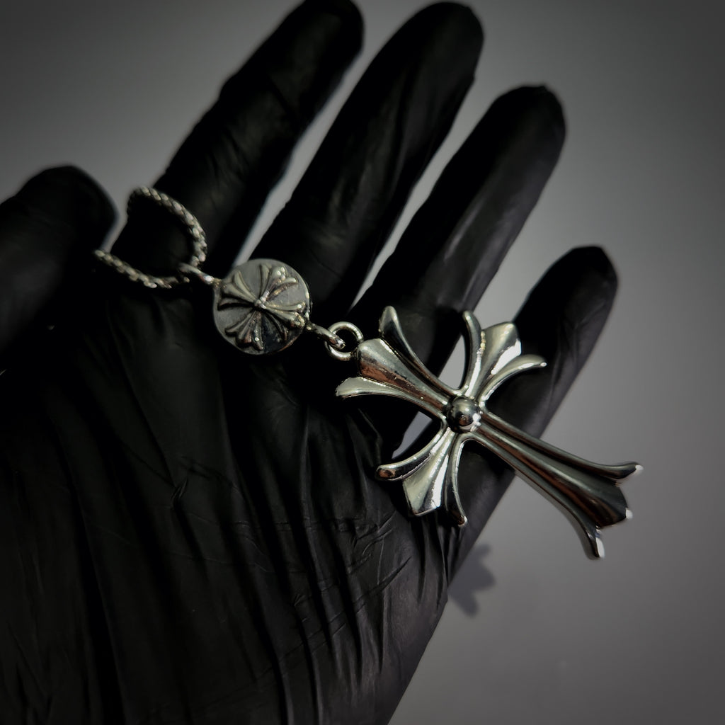 (Chrome Hearts) Cross Chain Necklace (ZX-857)