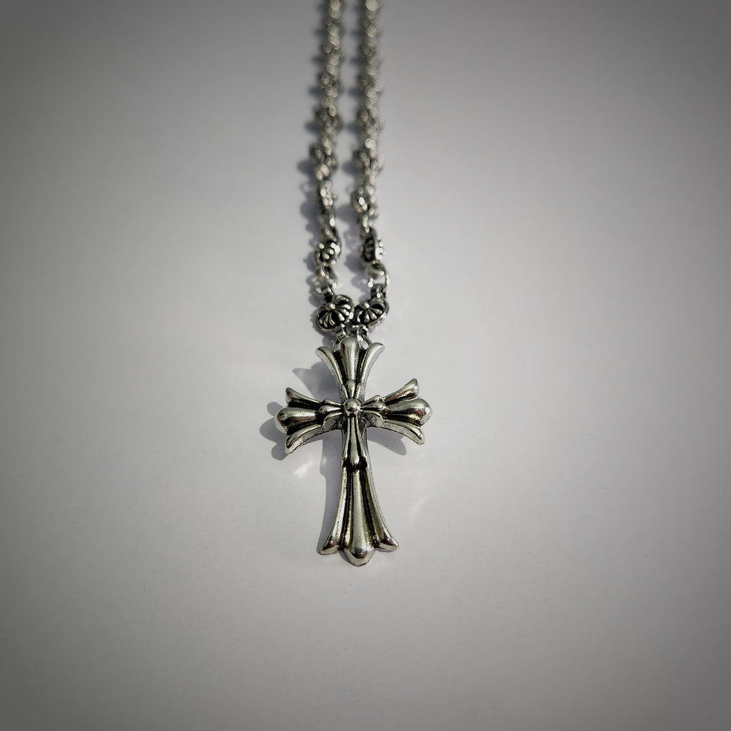 (Chrome Hearts) Cross Chain Necklace (Code-ZX#853)
