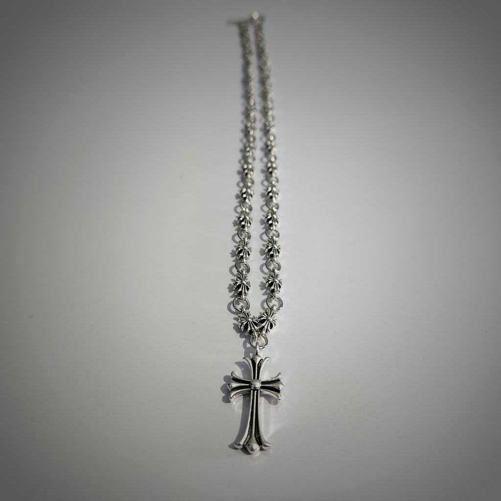 (Chrome Hearts) Cross Chain Necklace (Code-ZX#859)