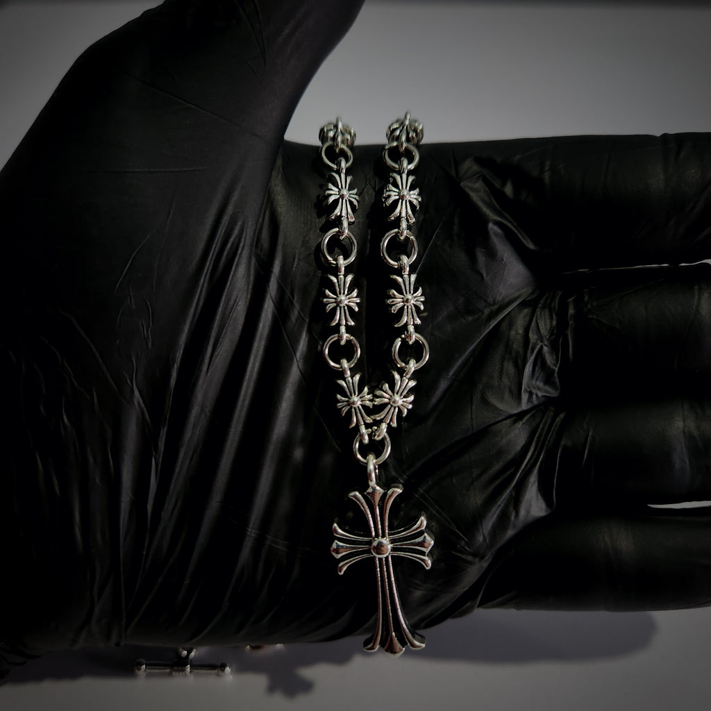 (Chrome Hearts) Cross Chain Necklace (Code-ZX#859)