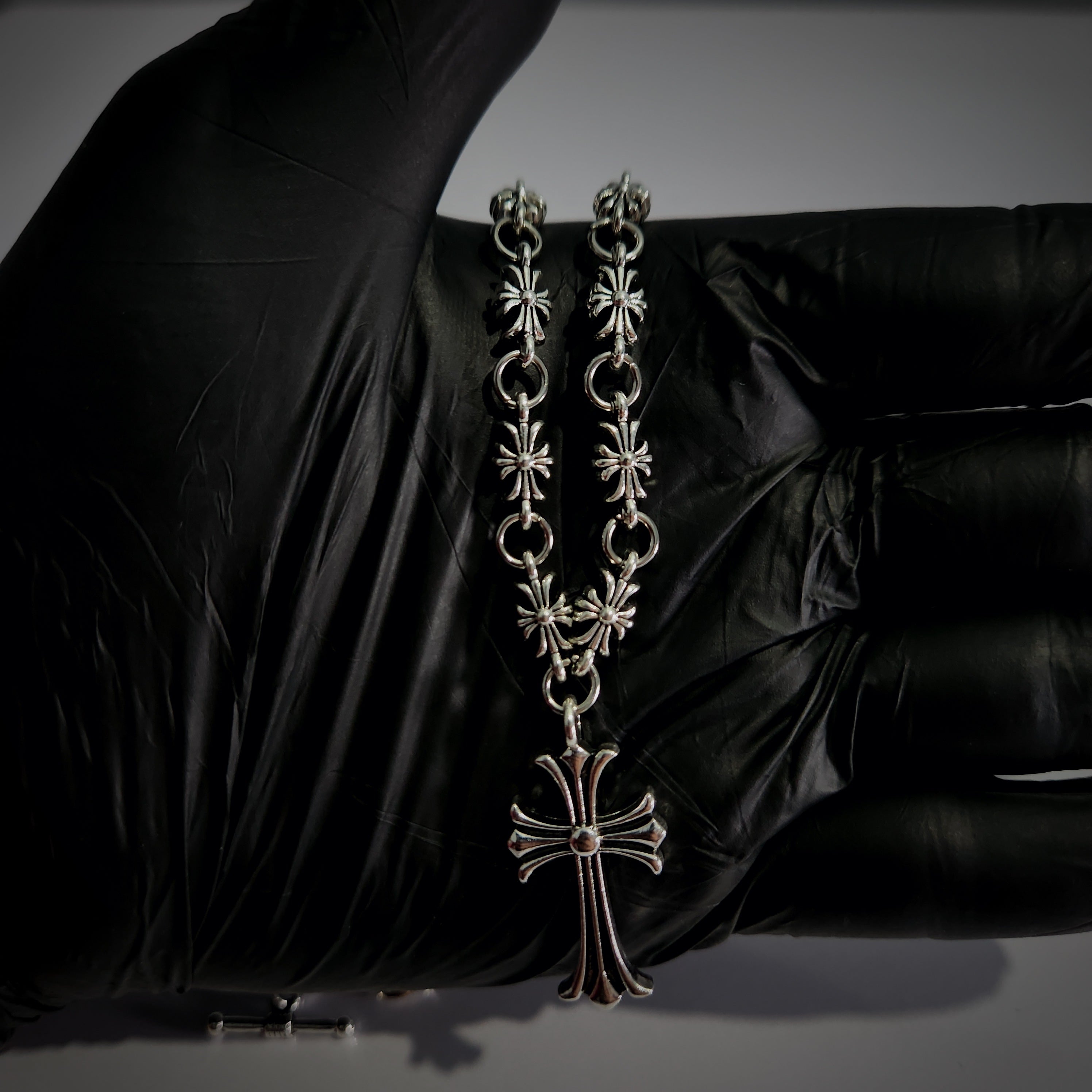 (Chrome Hearts) Cross Chain Necklace (Code-ZX#859)