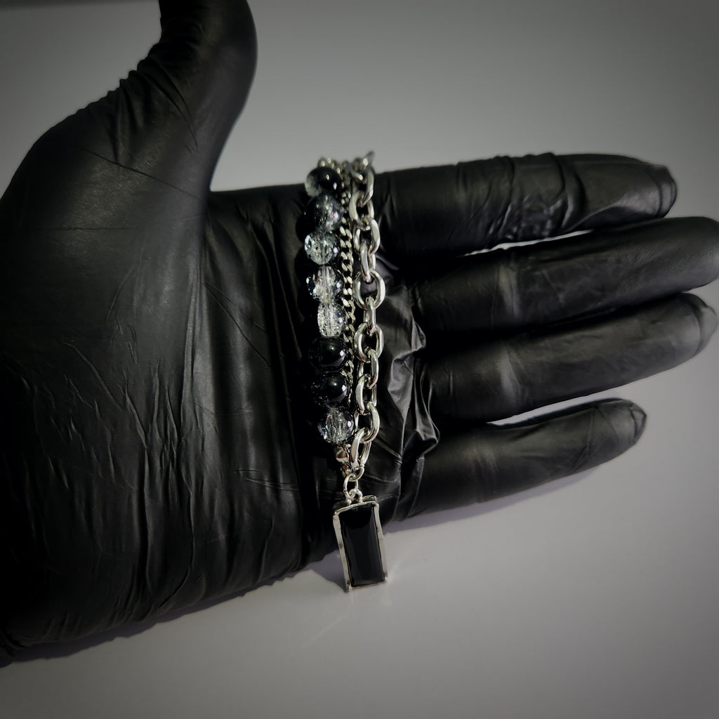 Noir Dual-Chain Necklace (Code-ZX#765)