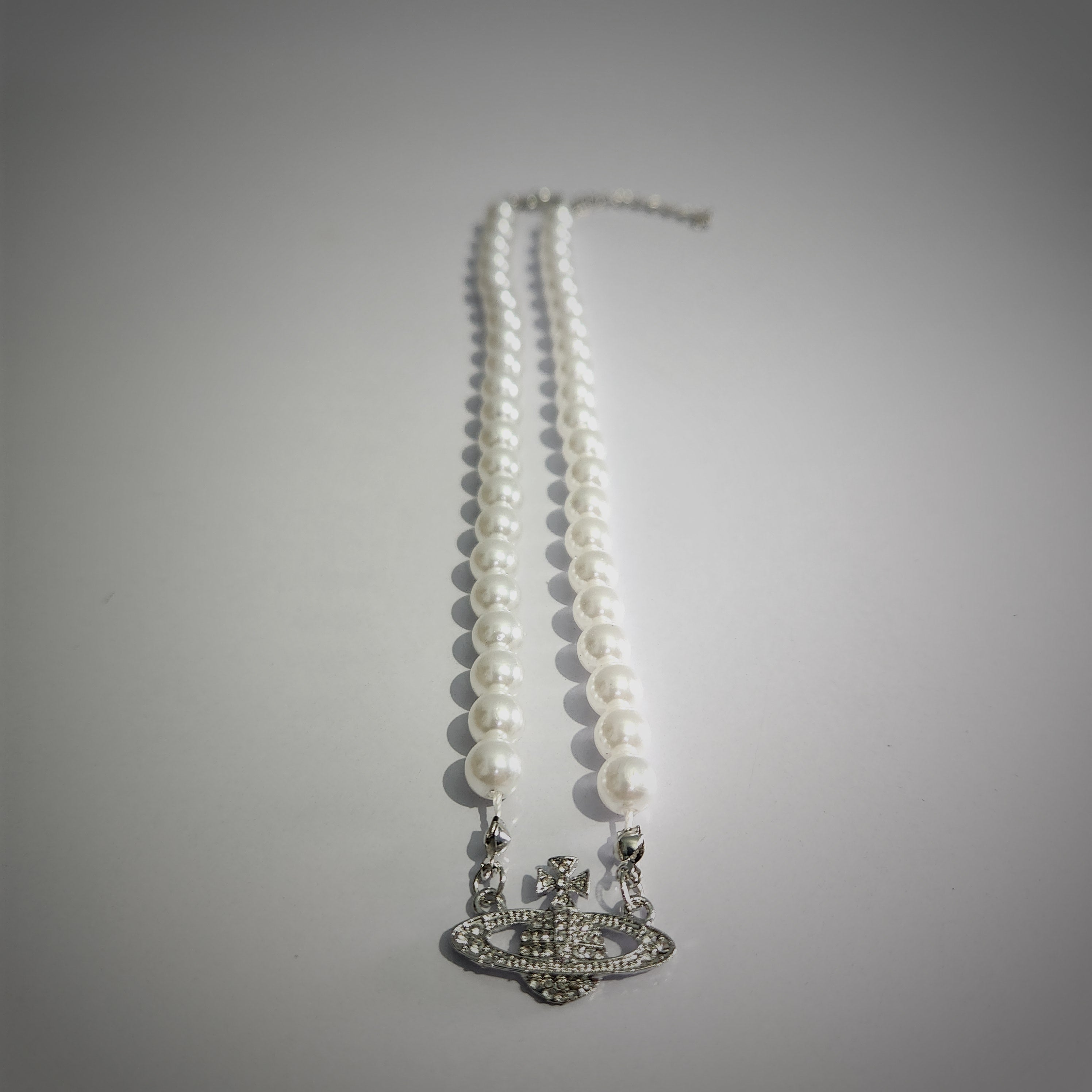 Luna Pearl Charm Necklace (ZX-868)