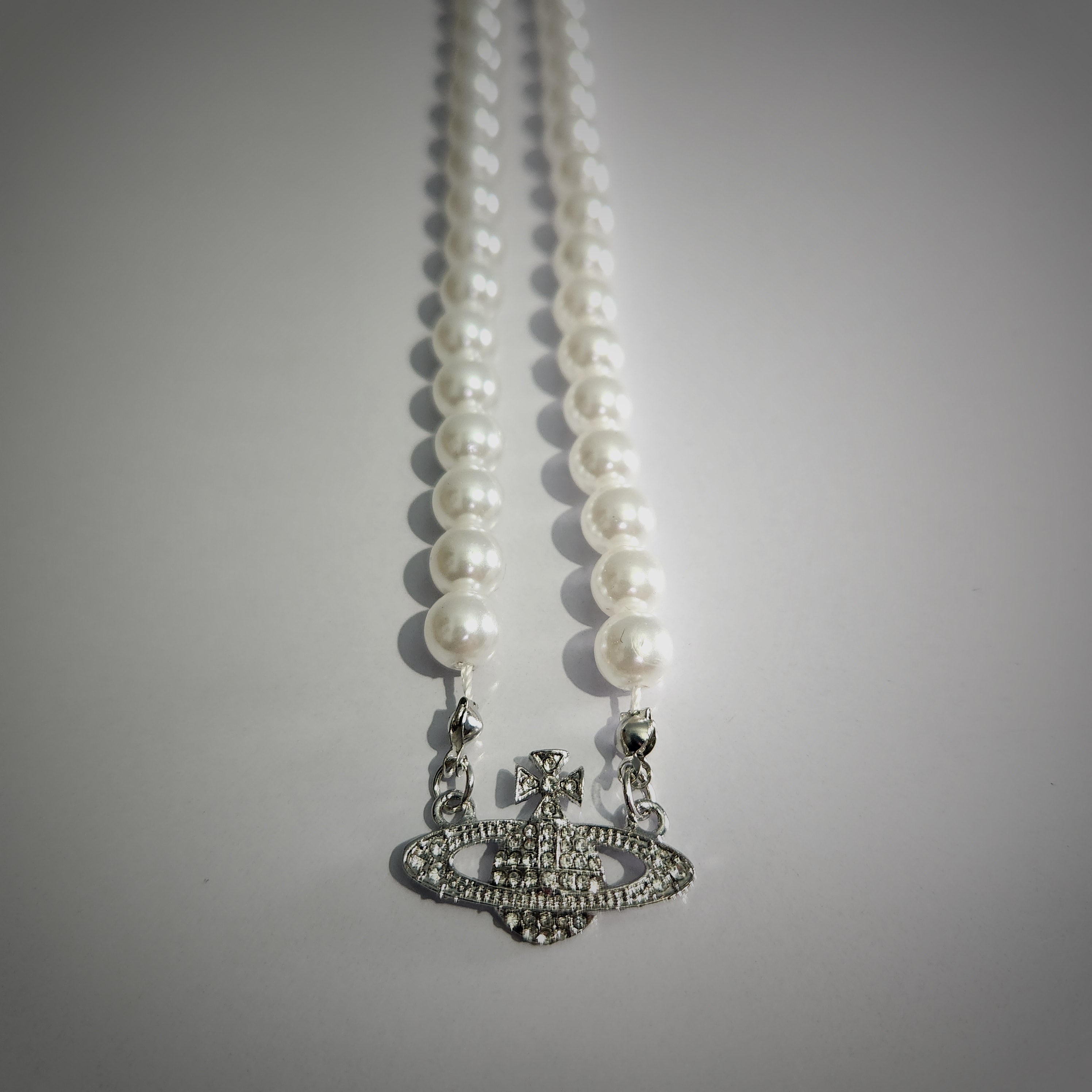 Luna Pearl Charm Necklace & Bracelet Set (ZX-924)