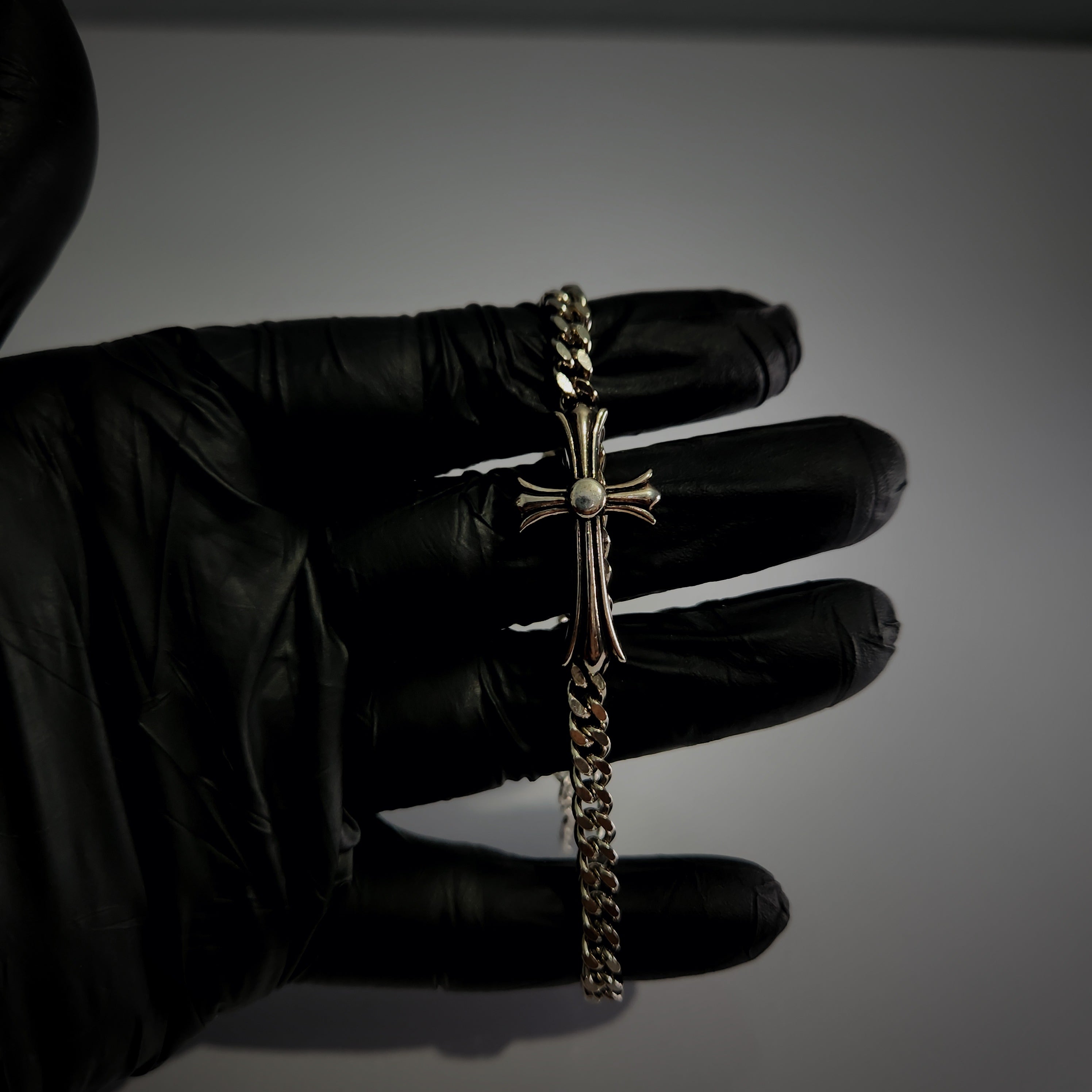 Obsidian Creed Bracelet (Chrome Hearts) (Code-ZX#865)