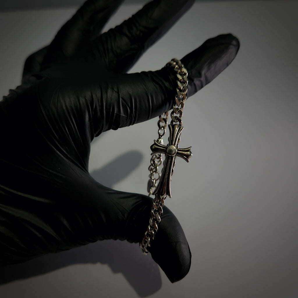 Obsidian Creed Bracelet (Chrome Hearts) (Code-ZX#865)