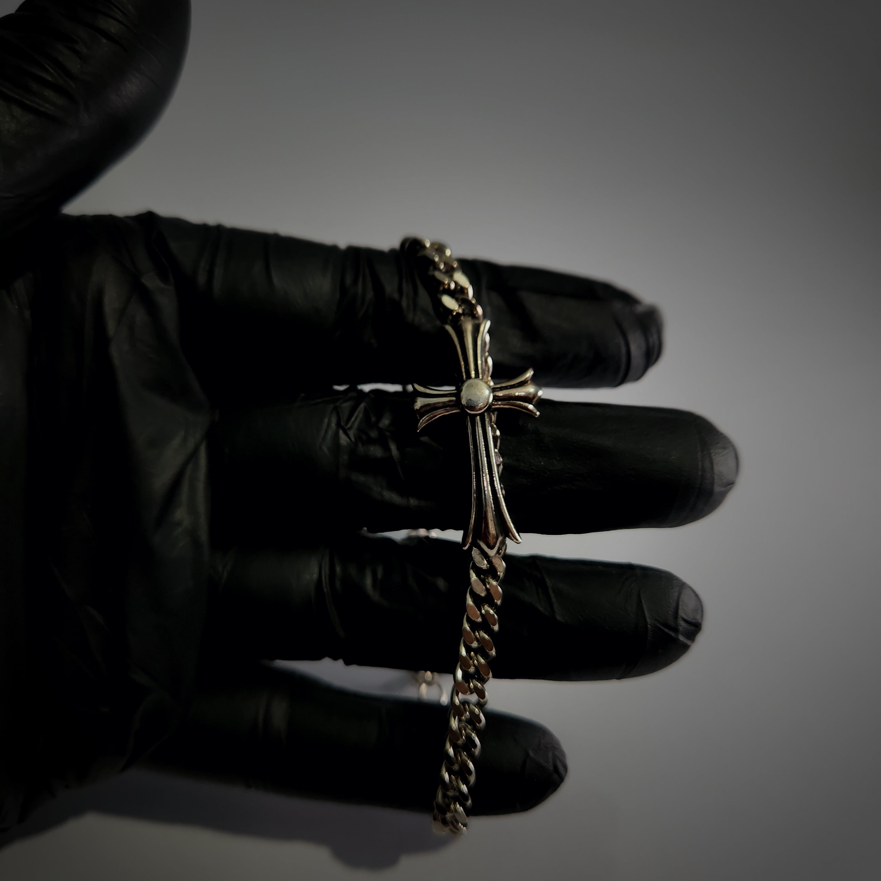 Obsidian Creed Bracelet (Chrome Hearts) (Code-ZX#865)