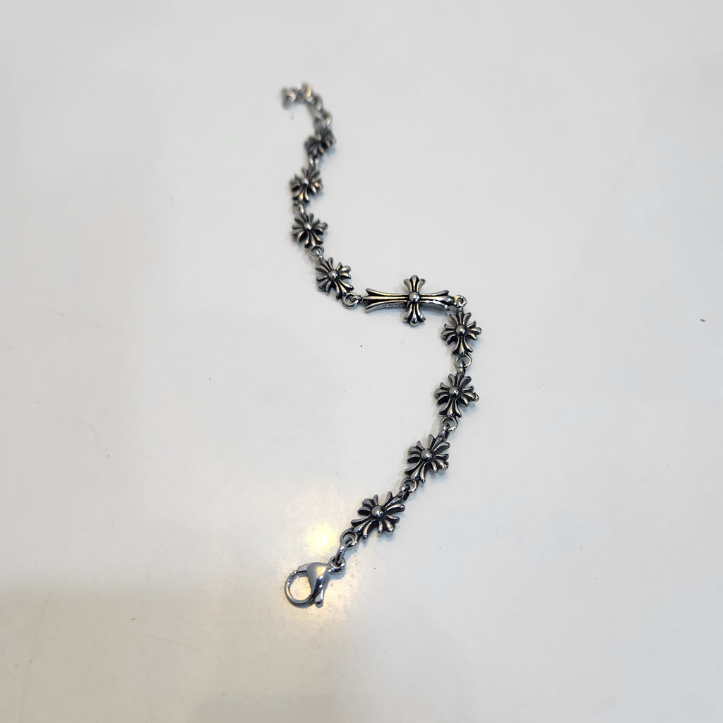 Chrome Heart Vintage Floral  Bracelet- (CH-47)