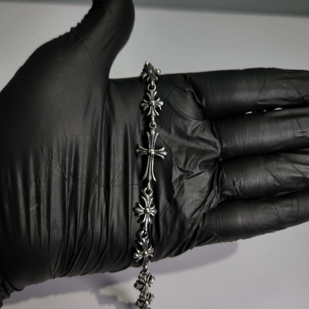 Chrome Heart Vintage Floral  Bracelet- (CH-47)