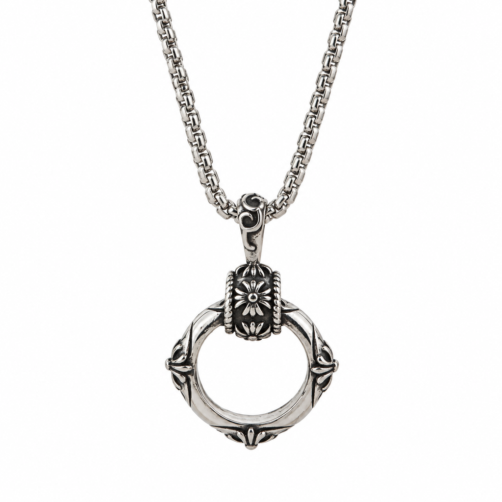 Chrome Heart - Ornamental Ring Pendent (CH-60)