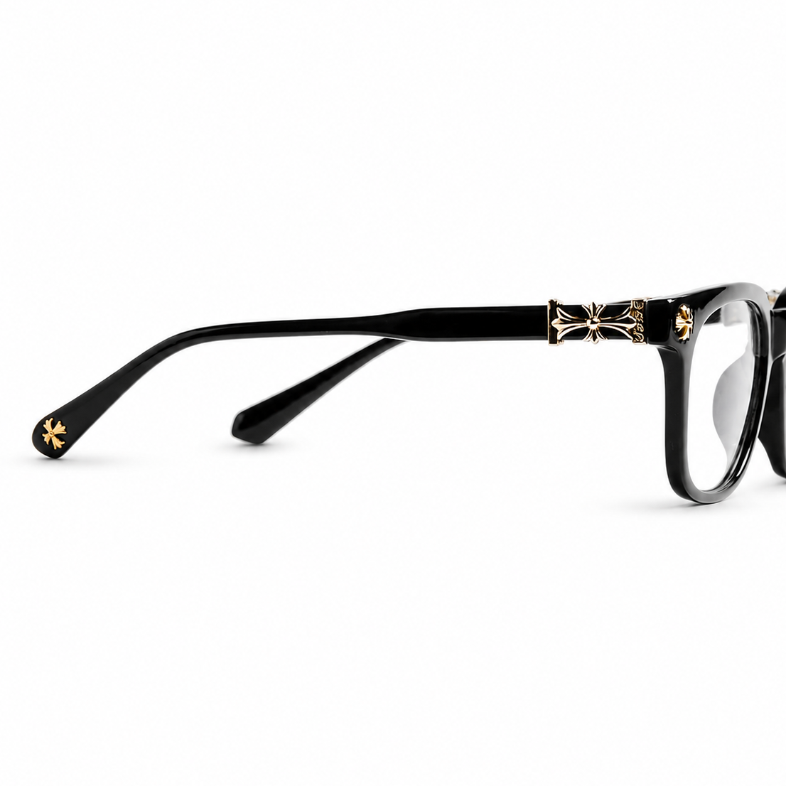 Chrome Heart  - Black/Gold- Premium Glasses