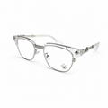 Chrome Hearts Cross Fleur-De-Lis  Glasses - Transparent/Silver