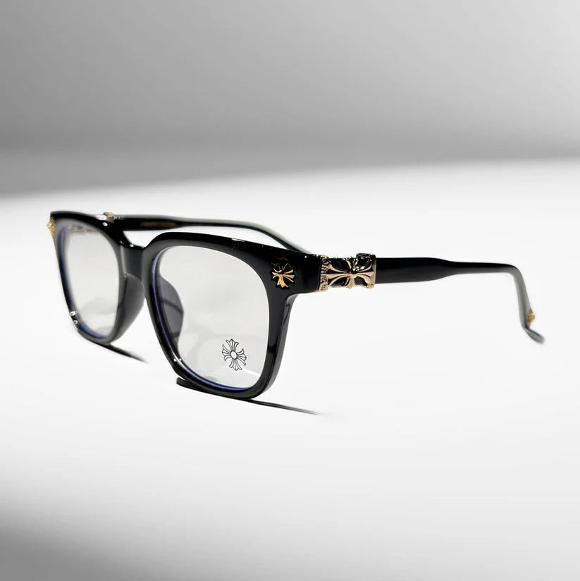 Chrome Heart  - Black/Gold- Premium Glasses