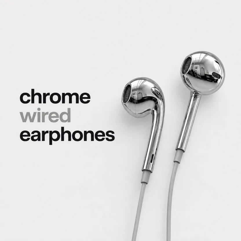 Chrome Premium Wired buds (TYPE-C)