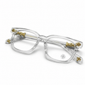 Chrome Heart  - Transparent/Gold- Premium Glasses