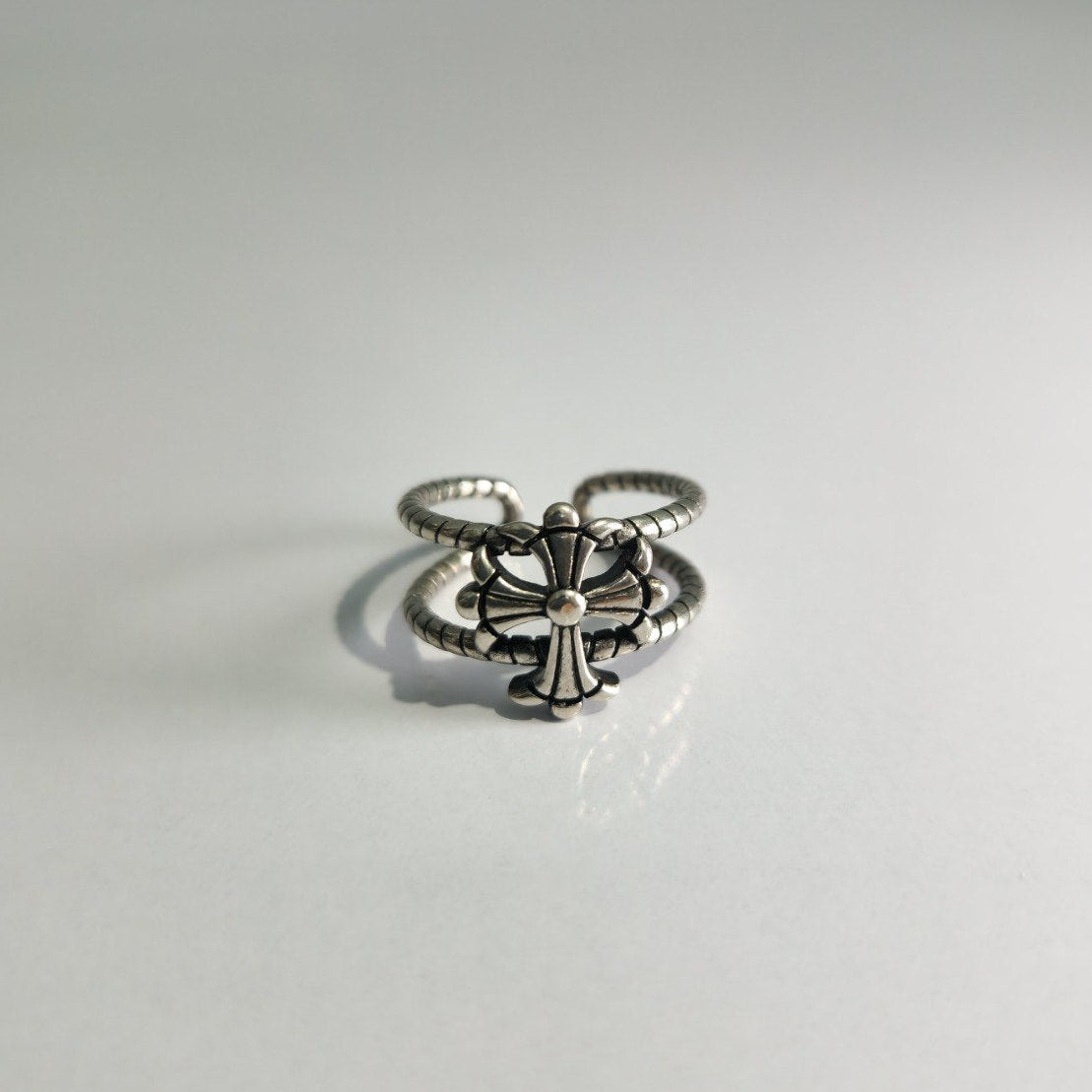 Chrome Heart Cross Wrap Ring (Adjustable Ring) (Code-837)