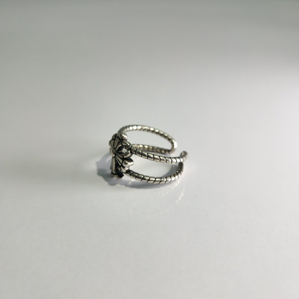 Chrome Heart Cross Wrap Ring (Adjustable Ring) (Code-837)