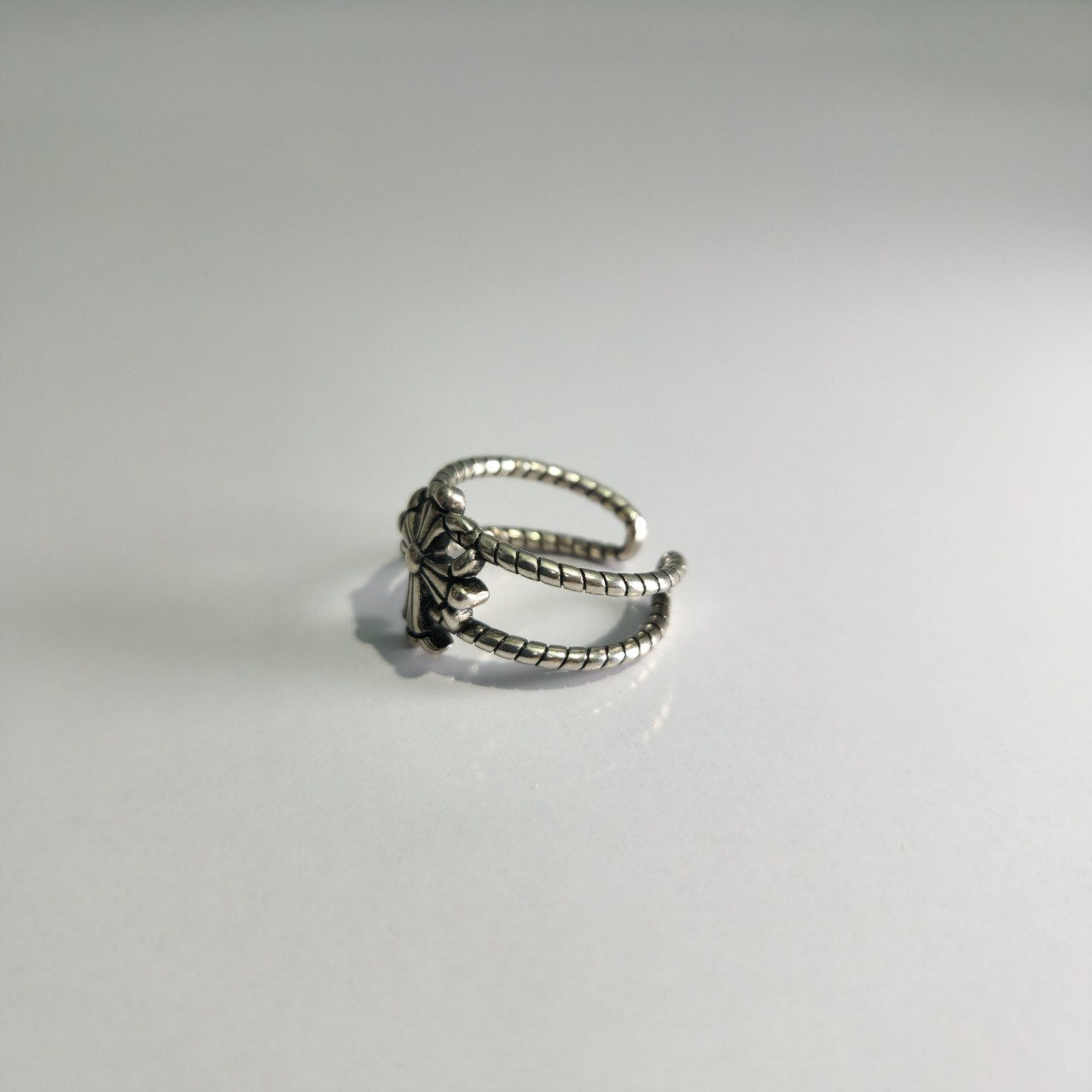 Chrome Heart Cross Wrap Ring (Adjustable Ring) (Code-837)