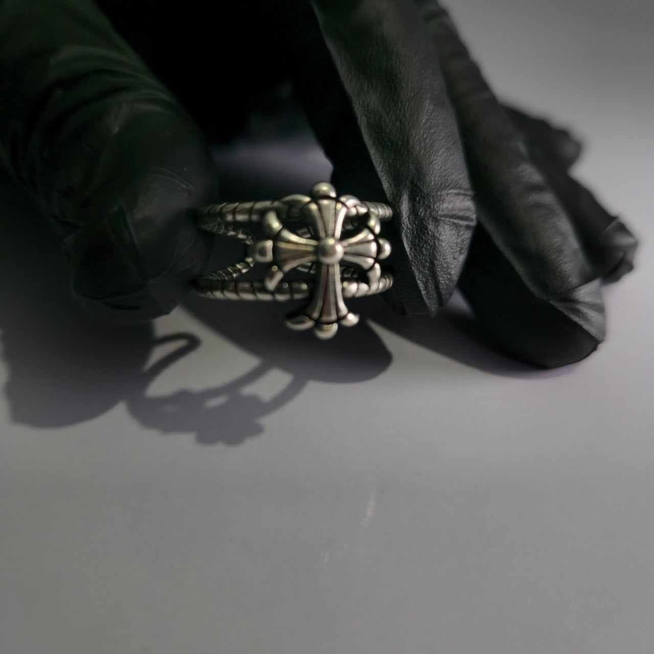 Chrome Heart Cross Wrap Ring (Adjustable Ring) (Code-837)