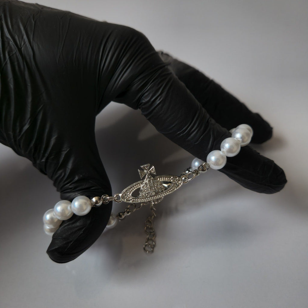 Luna Pearl Charm Necklace & Bracelet Set (ZX-924)