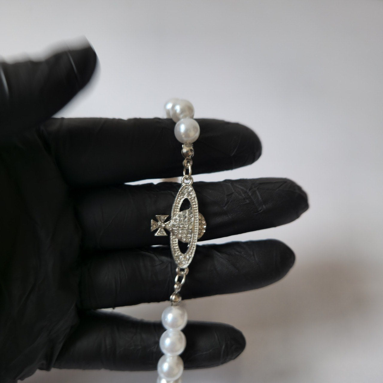 Luna Pearl Charm Necklace & Bracelet Set (ZX-924)