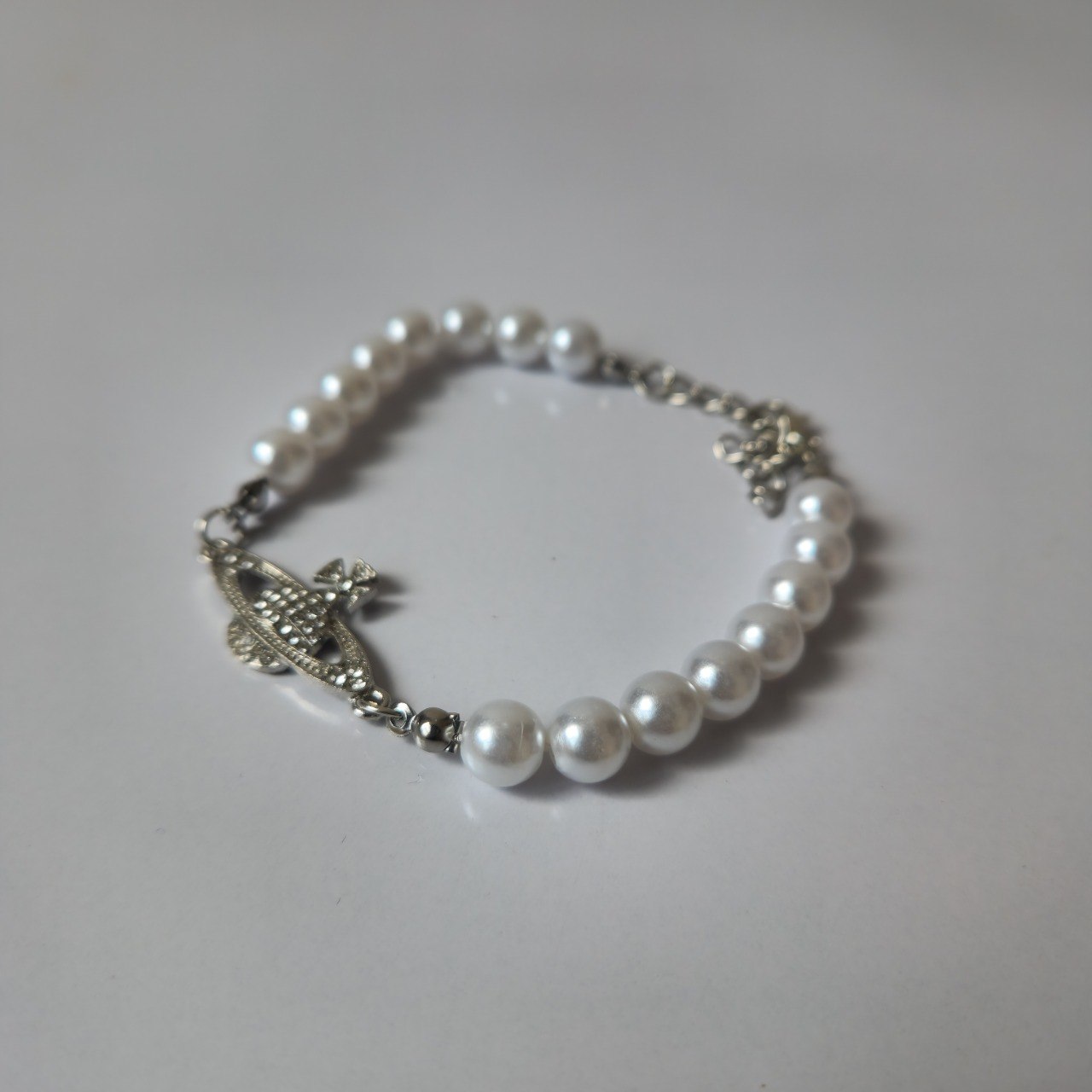 Luna Pearl Charm Necklace & Bracelet Set (ZX-924)