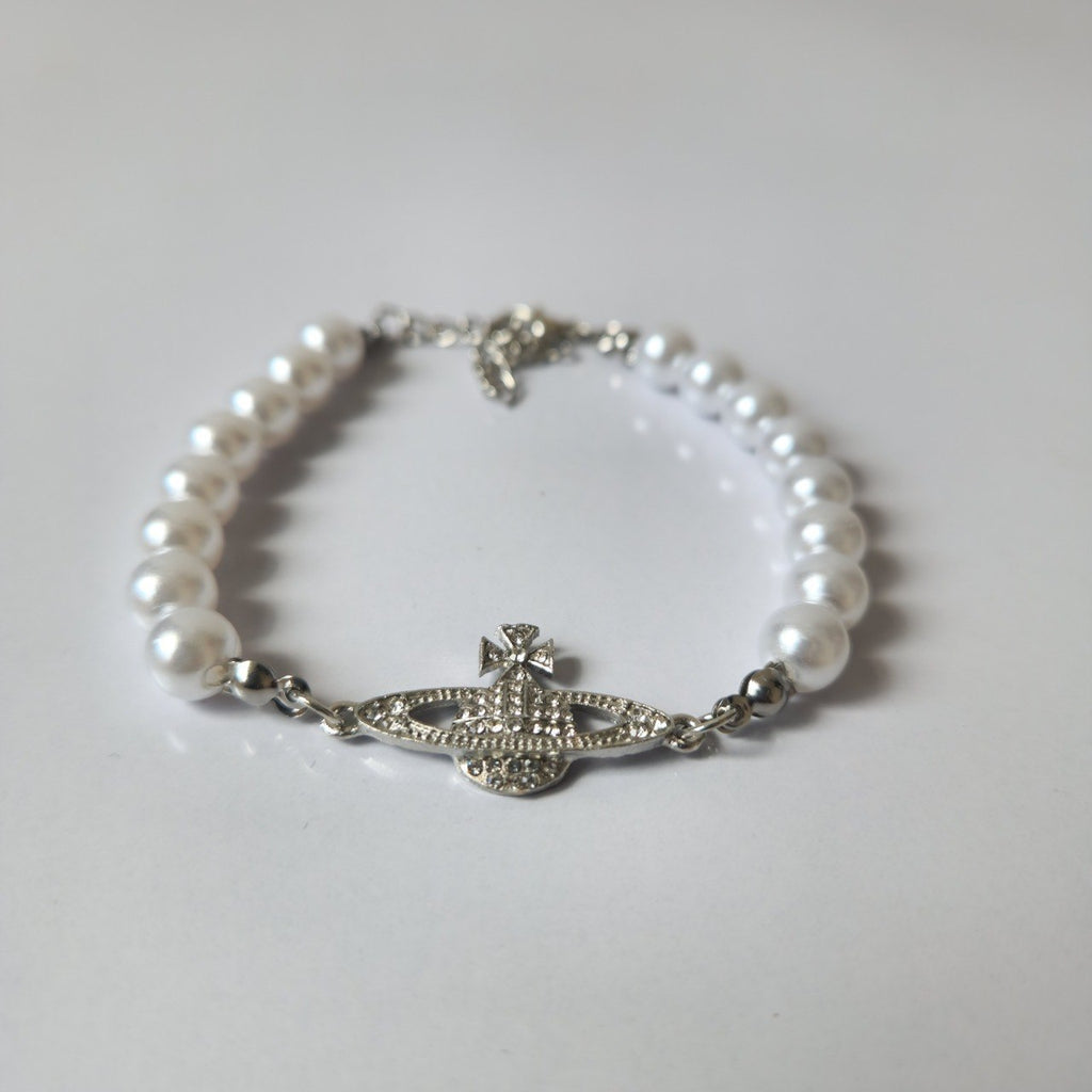 Luna Pearl Charm Necklace & Bracelet Set (ZX-924)