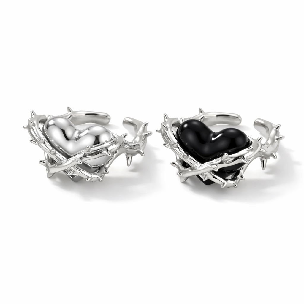 Gothic  Heart Thorn Ring(ZX-107)