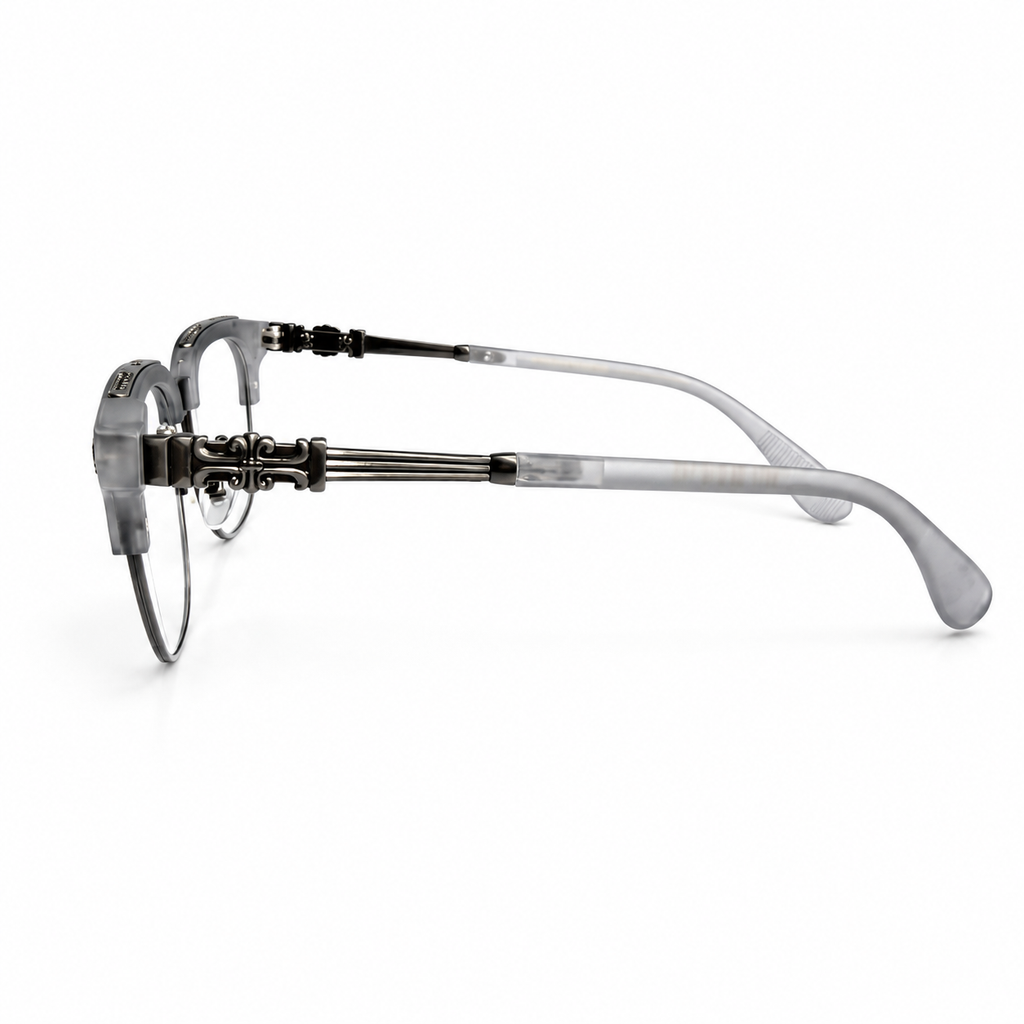 Chrome Hearts Cross Fleur-De-Lis  Glasses - Grey