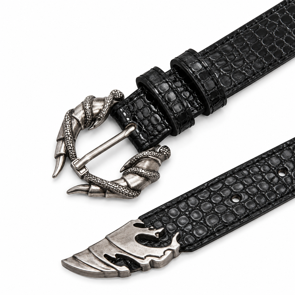Vintage Dragon Buckle Belt