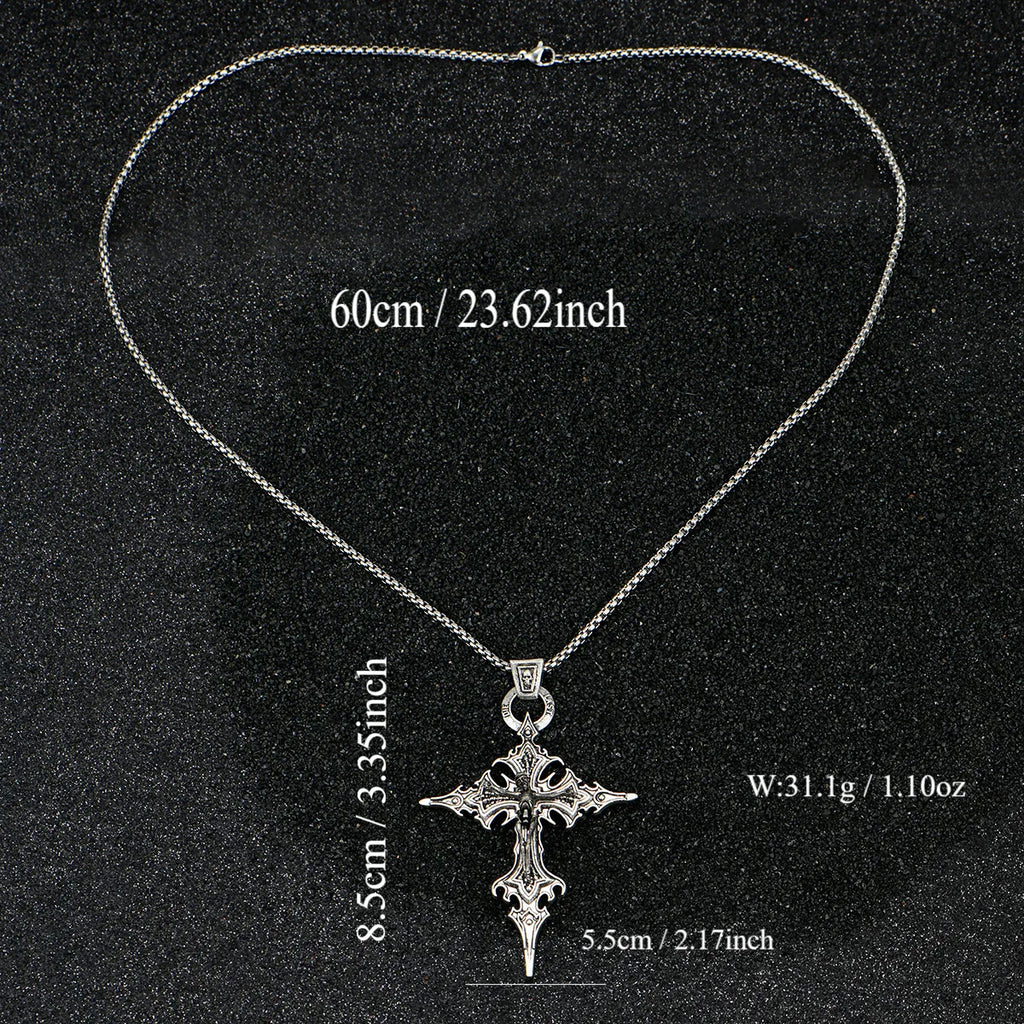 Cryptic Cross Pendant (Code: ZX#183)