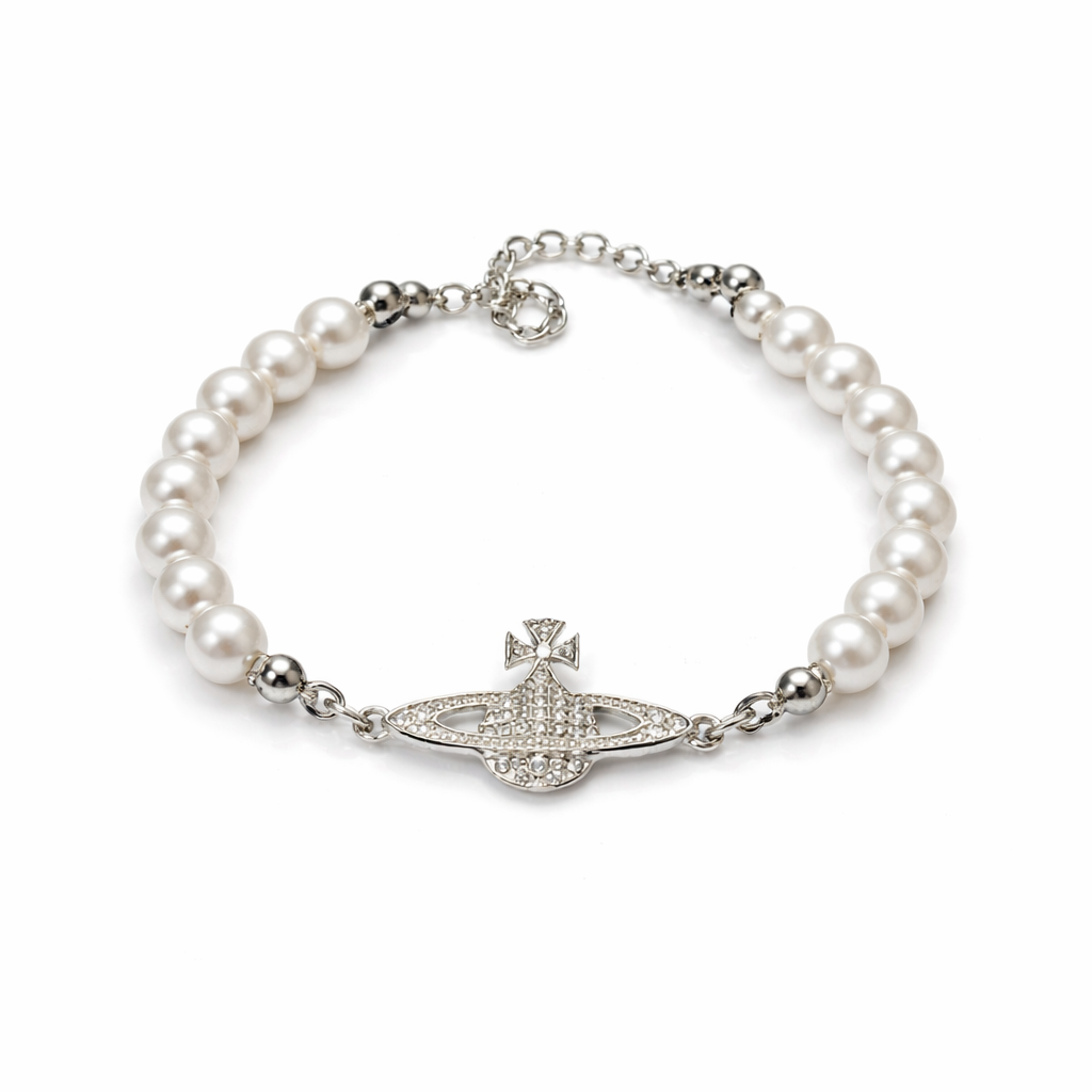 Luna Pearl Charm Bracelet (ZX-999)